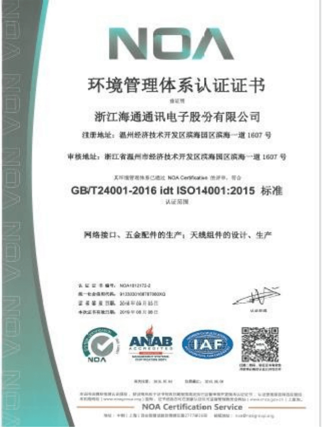 Nhait authentication certificate