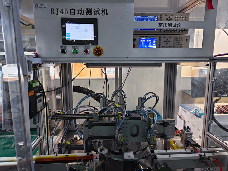 automactic RJ connector inspection machine