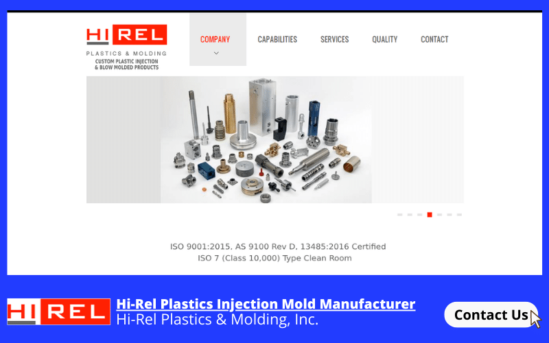 Hi-Rel Plastics Injection Mold Manufacturer